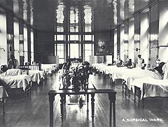 Surgical Ward, Royal Infirmary of Edinburgh c1930. 
Credit: SCRAN